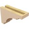 Ekena Millwork 3"W x 9"D x 6"H Classic Pescadero Rough Cedar Woodgrain TimberThane Corbel, Primed Tan CORUR03X09X06PECRCPR - alternate 2